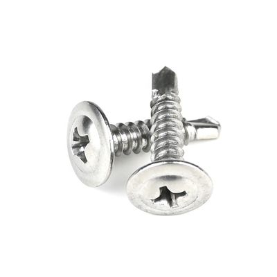 Cap de gaufre Phillips en acier inoxydable noir vis de forage automatique Tornillos acier inoxydable