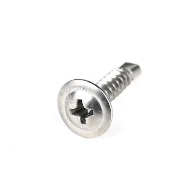 Cap de gaufre Phillips en acier inoxydable noir vis de forage automatique Tornillos acier inoxydable