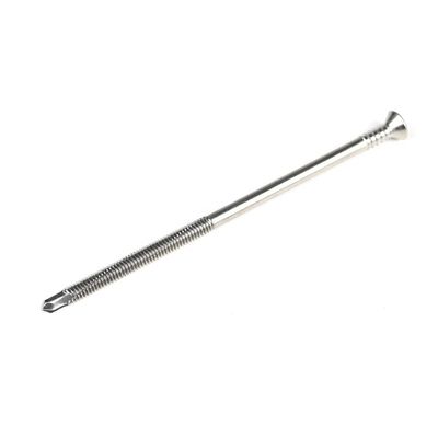 Écrans de perçage automatique en acier inoxydable de type HEX, de 5,5 x 130 mm pour un support personnalisé