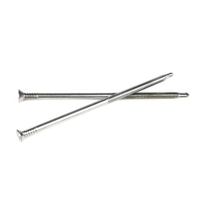 Écrans de perçage automatique en acier inoxydable de type HEX, de 5,5 x 130 mm pour un support personnalisé