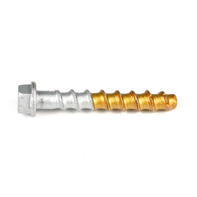 SS304 Tête hexagonale en acier inoxydable Boulon de béton ancrage 3/8 1/2 et support personnalisé