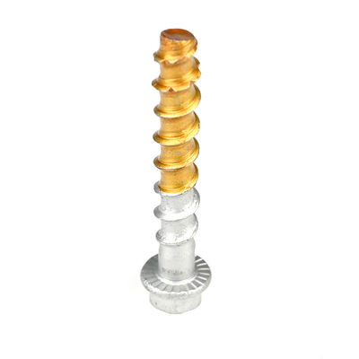 SS304 Tête hexagonale en acier inoxydable Boulon de béton ancrage 3/8 1/2 et support personnalisé