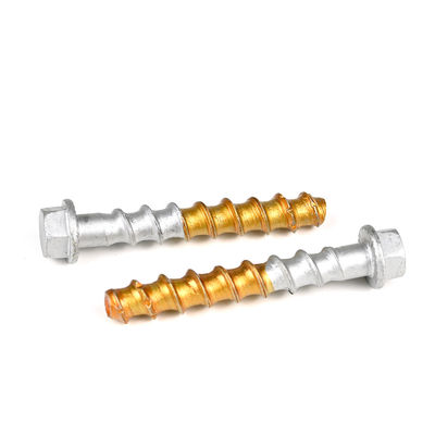 SS304 Tête hexagonale en acier inoxydable Boulon de béton ancrage 3/8 1/2 et support personnalisé