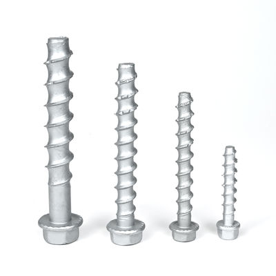 Ancrage à boulons en béton en acier inoxydable à tête plate M6 M8 M10 M12 pour support personnalisé