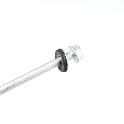 Écroues auto-perçantes en acier inoxydable à revêtement 6.3x180 mm avec laveuse reliée et tête ronde