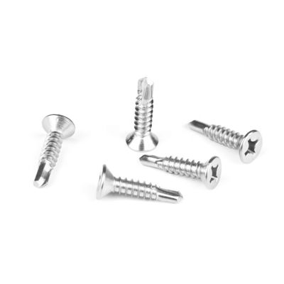 Vis à forage automatique à tête plate Phillips pour vis à haute dureté en vrac Tek dans cuisinière à gaz