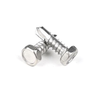 Torx en acier inoxydable à tête hexagonale indentée vis de forage automatique Sus410 Parafuso Auto Brocante
