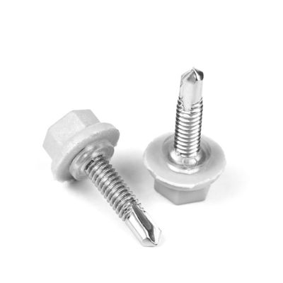 DIN 410 en acier inoxydable Hex tête de laveuse vis de forage à perçage automatique vis de forage à perçage à perçage automatique