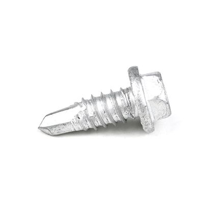 Tête de laveuse hexagonale en acier inoxydable, vis à autocollant pour l'installation facile de tôles métalliques
