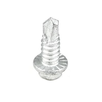 Tête de laveuse hexagonale en acier inoxydable, vis à autocollant pour l'installation facile de tôles métalliques