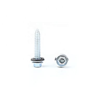 Screws à perçage automatique avec laveuse EPDM pour support personnalisé de tôle métallique