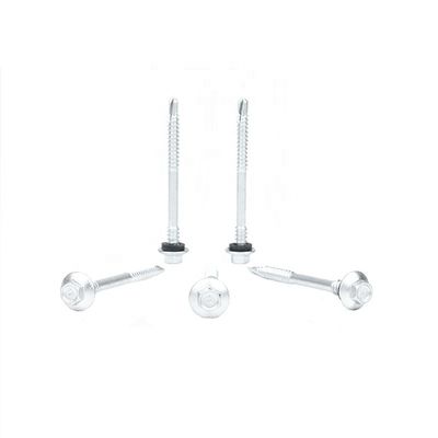 100% QC testé de la bride Hex tête d'acier inoxydable vis de perçage avec laveuse Epdm