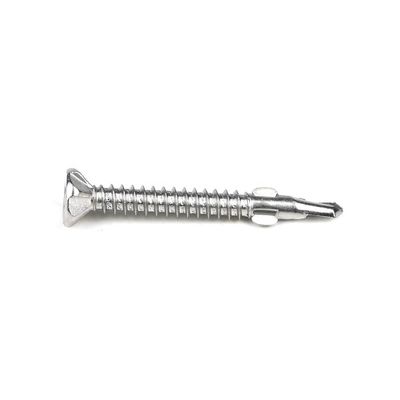 SUS410 Tête plate Phillips Self Tapping Self Forage Screw Wing Tek Screw avec des bâtons 4.2x38