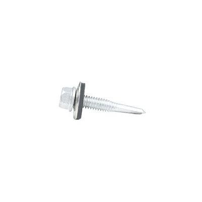 SS410 Frange Hex tête en acier inoxydable vis de perçage auto-fonctionnement avec laveuse EPDM