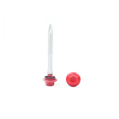 SUS410 Screw de toiture en acier inoxydable de type 17 Tek Screws de toiture à forage automatique