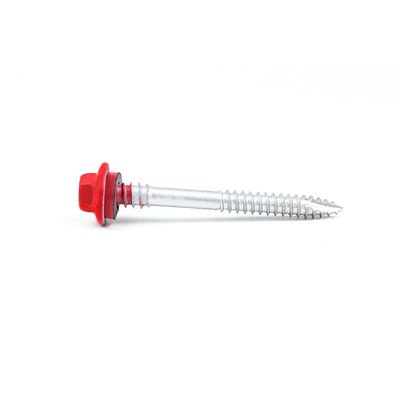 SUS410 Screw de toiture en acier inoxydable de type 17 Tek Screws de toiture à forage automatique
