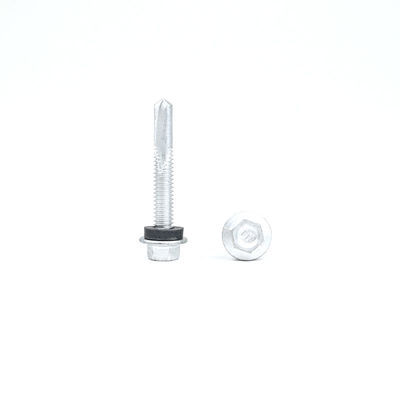 38 mm auto-perçage SUS410 en acier inoxydable Hex vis avec tête de bride et laveuse EPDM