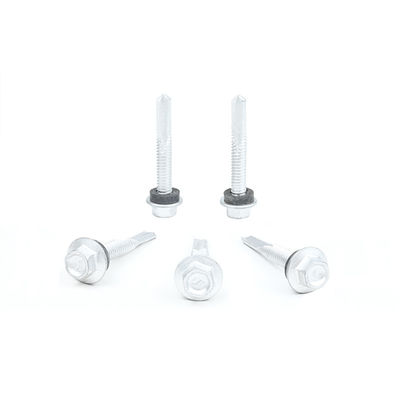 38 mm auto-perçage SUS410 en acier inoxydable Hex vis avec tête de bride et laveuse EPDM