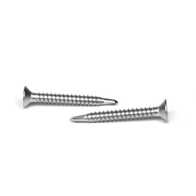 Acier inoxydable jaune Sus 304 Csk Torx vis à tête plate auto-perçage inoxydable 3,9x25 mm