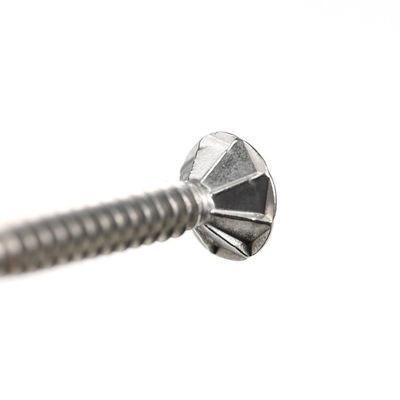 Écrou de forage à tête plate en acier inoxydable avec aile 4,5x37 mm avec finition Ruspert