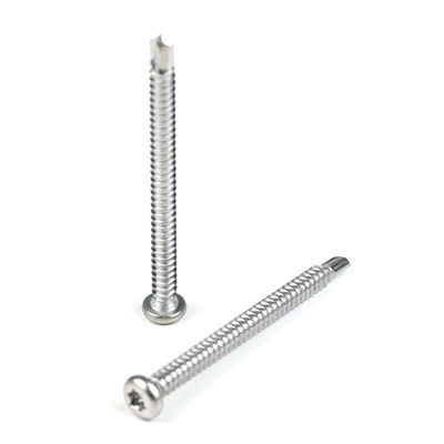 6.3 X75 mm vis auto-perçantes en acier inoxydable zincées pour appareils électriques