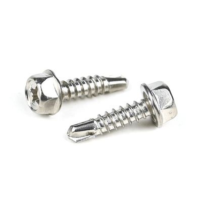 Type d'entraînement Torx Hex Socket Truss Head Screws à perçage automatique pour l'installation en bois