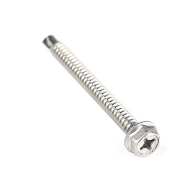 Tête de laveuse hexagonale en acier au zinc ferme Phillips 70 mm vis métrique auto-perçage pour fenêtre