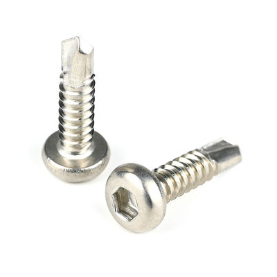 Tête de bouton en acier inoxydable hexagonale personnalisée