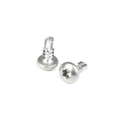 SUS410 en acier inoxydable 4.8x13 mm vis de forage à tête de broyeur à tête de torsion