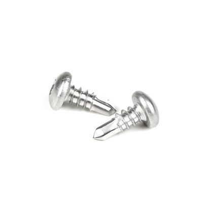 SUS410 en acier inoxydable 4.8x13 mm vis de forage à tête de broyeur à tête de torsion
