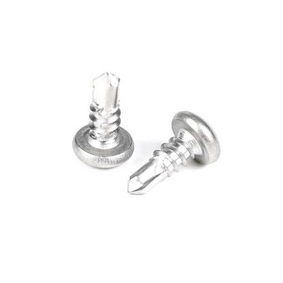 SUS410 en acier inoxydable 4.8x13 mm vis de forage à tête de broyeur à tête de torsion