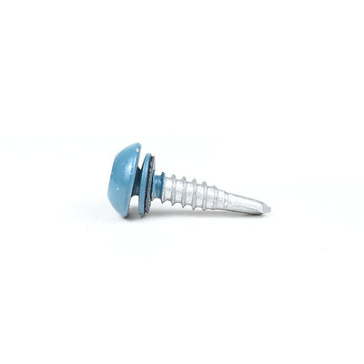Alliage de zinc revêtu de 12 x 1' auto-perçage de vis de couplage Torx Pan tête pour les toits de tuiles métalliques