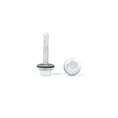 410 revêtement de flange hexagonale 5,5x25 mm vis Tek auto-perçante pour revêtement mural