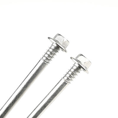 Screws à perçage automatique de finition simple pour panneau sandwich de toiture en acier inoxydable en métal