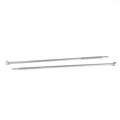 Tête de laveuse hexagonale en acier inoxydable vis de forage automatique pour panneau sandwich en laine de roche 5,5x243 mm