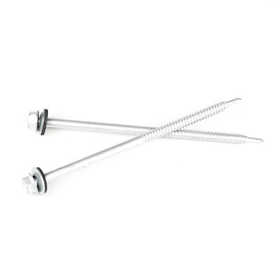 Scoupe à perçage automatique à tête hexagonale en acier inoxydable 6.3x130 pour panneau sandwich isolant murale