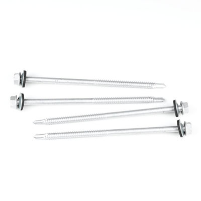 Scoupe à perçage automatique à tête hexagonale en acier inoxydable 6.3x130 pour panneau sandwich isolant murale