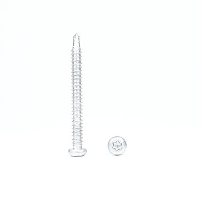 6.3x65 TPO PVC Ply Membrane en acier inoxydable 304 bi-métal Torx Tête de bouton vis étanche