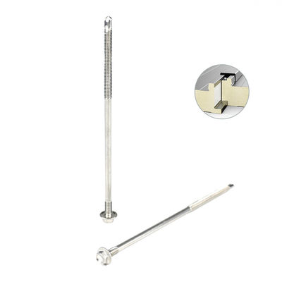 Screws à forage automatique en acier inoxydable 5.5x150 pour toiture isolée à panneaux sandwich
