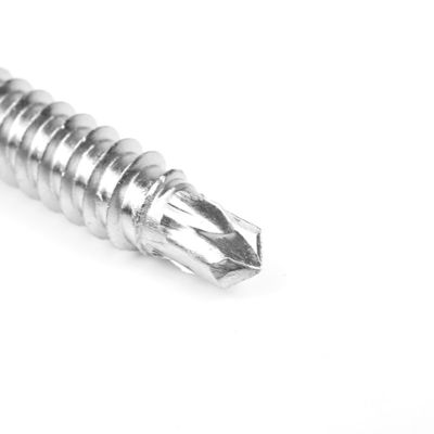 Plain 6.3x55 SUS410 Pan Torx Star vis tête de bouton en acier inoxydable pour la membrane Epdm sur le toit