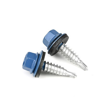 Écrous hexagénaires bimetalliques résistants à la corrosion 6.3x22 pour supports de montage solaire