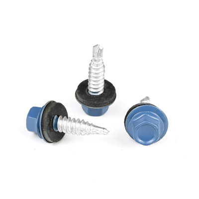 Écrous hexagénaires bimetalliques résistants à la corrosion 6.3x22 pour supports de montage solaire