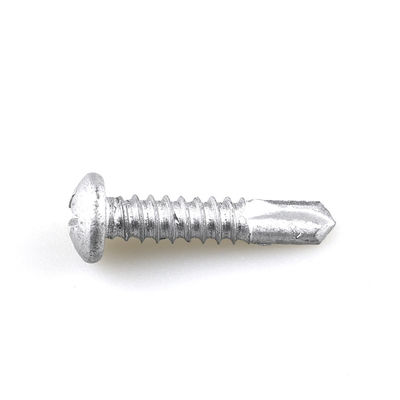 Scoupe de toiture en bimetallie en alliage de zinc recouverte de 5,5x25 Phillips Pan Head pour le support de coin du toit