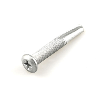 Écrou de forage automatique à entraînement Phillips revêtu d'alliage de zinc pour bâtiments en acier léger