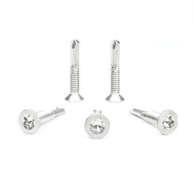 Installation 5.5x32 Torx en acier inoxydable Csk tête Tek vis pour fixer le bois à purlin