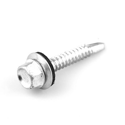 Résistant à la corrosion 6.3x38 Bimetal Hex tête de laveuse en acier inoxydable vis auto-perçage