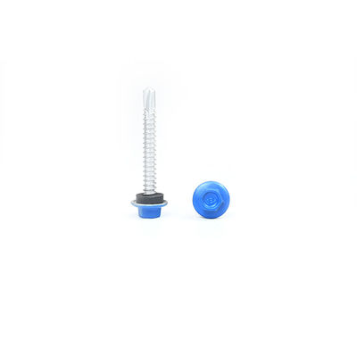 Système d'enveloppe du bâtiment Fluorocarbone cuisson 5.5x45 Flange en acier inoxydable Teks vis de toit