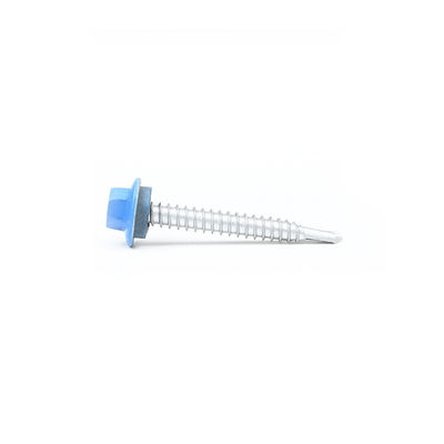 Système d'enveloppe du bâtiment Fluorocarbone cuisson 5.5x45 Flange en acier inoxydable Teks vis de toit
